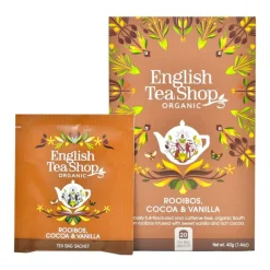 English Tea Shop Organic Rooibos, Cocoa & Vanilla, 20 teepussia