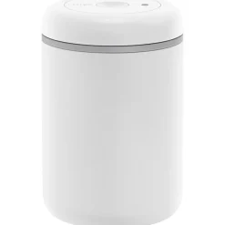 Fellow Atmos Vacuum Canister tyhjiösäiliö kahvipavuille, mattavalkoinen teräs