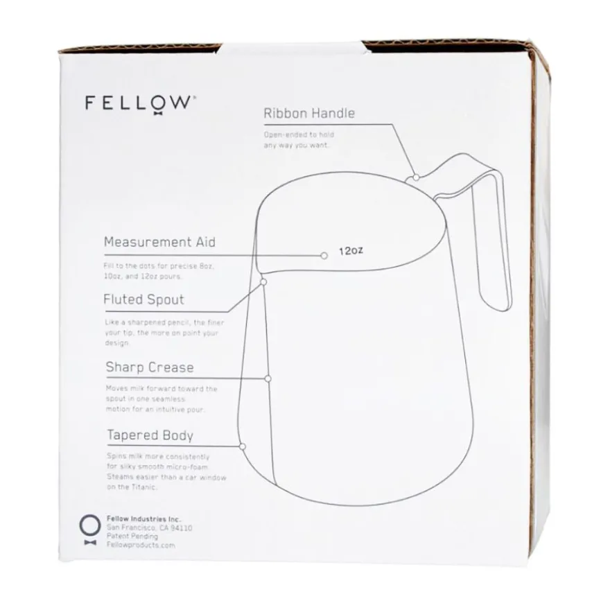 Fellow Eddy maidonvaahdotuskannu 530 ml, grafiitti