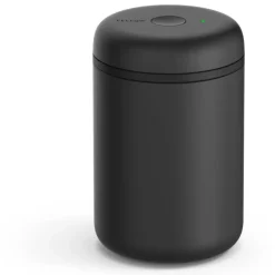 Fellow Electric Atmos Vacuum Canister tyhjiösäiliö sähkökannella, mattamusta teräs