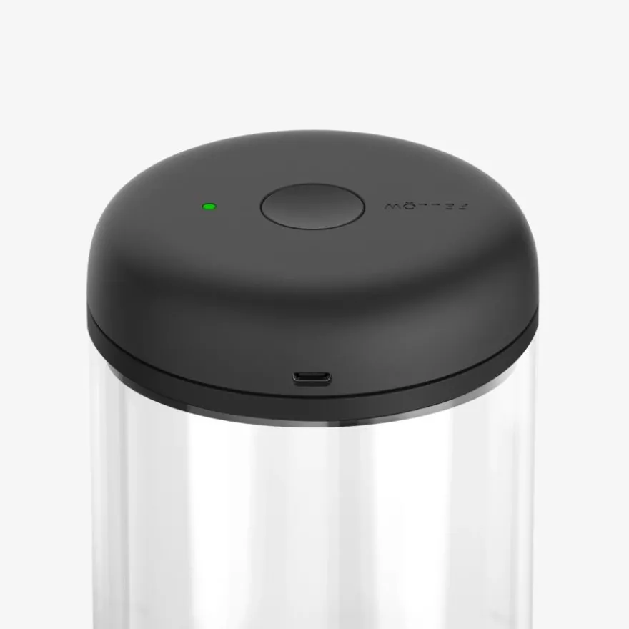 Fellow Electric Atmos Vacuum Canister tyhjiösäiliö sähkökannella, kirkas lasi