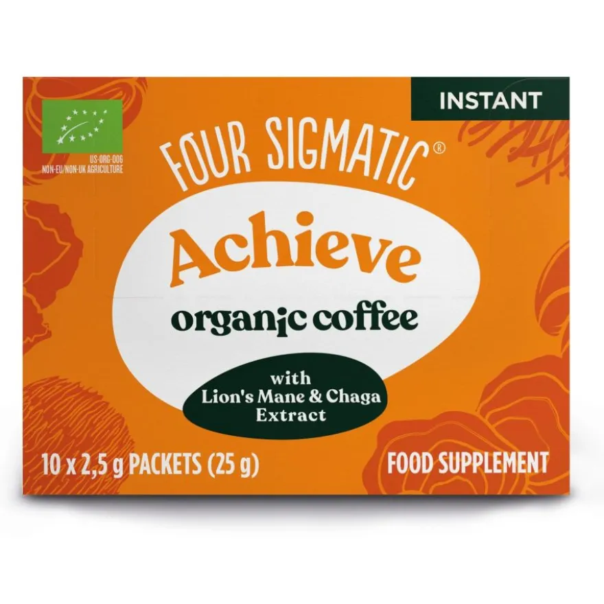 Four Sigmatic Instant Coffee Powder With Lion's Mane & Chaga, 10 annospussia