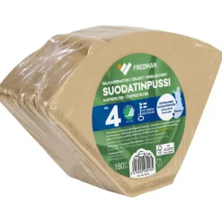 Fredman suodatinpussi No 4 valkaisematon