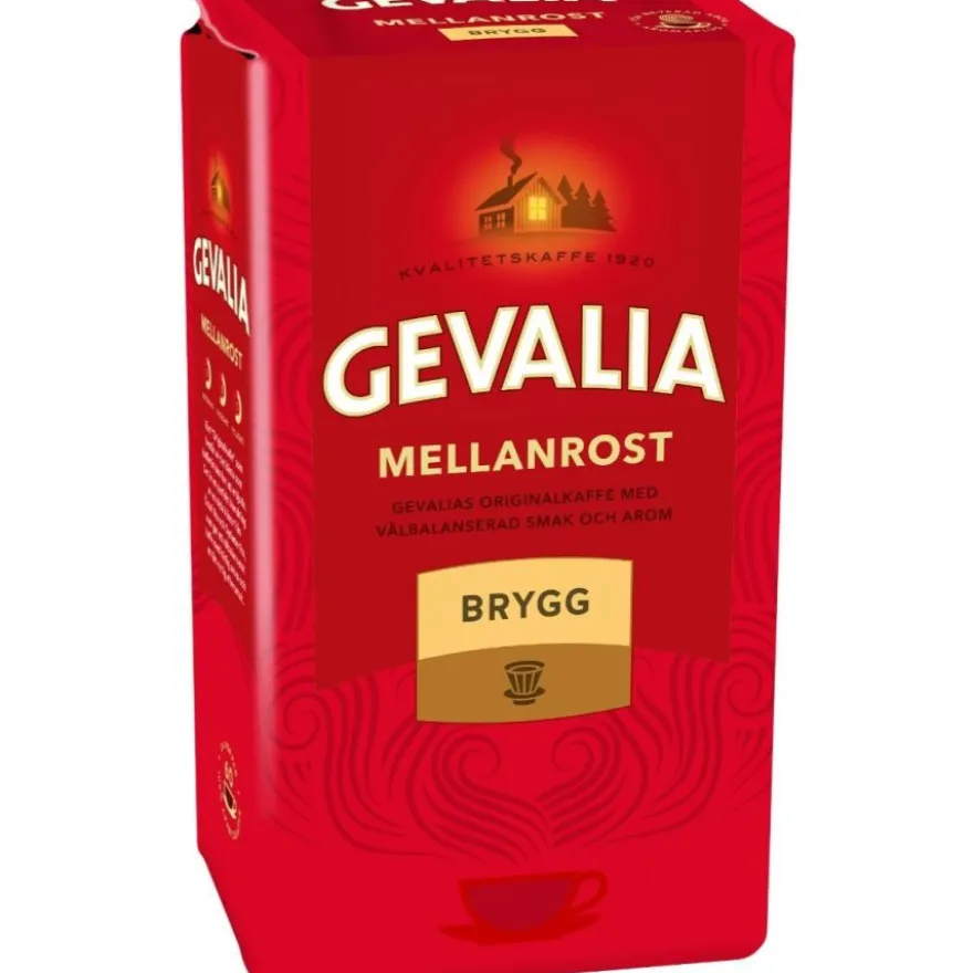 Gevalia Mellanrost Brygg suodatinkahvi 450 g jauhettu