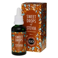 Good Good Sweet Drops Of Stevia makeutusaine, vanilja 50 ml