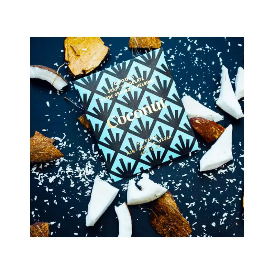 Goodio Coconut luomu-suklaa 51%, 48 g