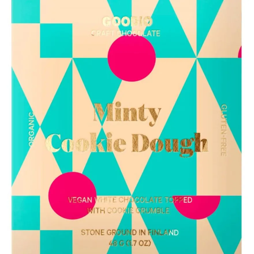 Goodio Minty Cookie Dough luomu-valkosuklaa 48 g
