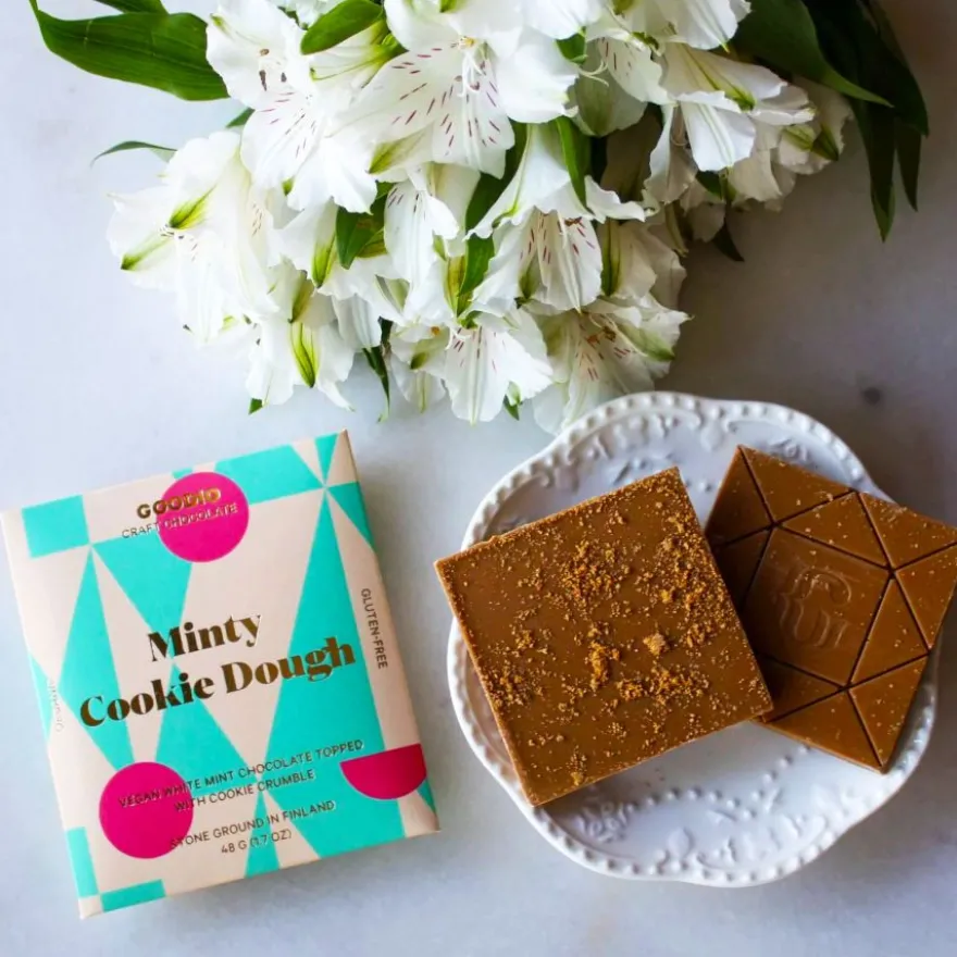 Goodio Minty Cookie Dough luomu-valkosuklaa 48 g