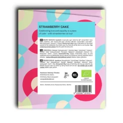 Goodio Strawberry Cake luomu-valkosuklaa 48 g