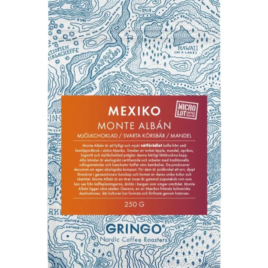 Gringo Nordic Mexiko Monte Albán 250 g kahvipavut