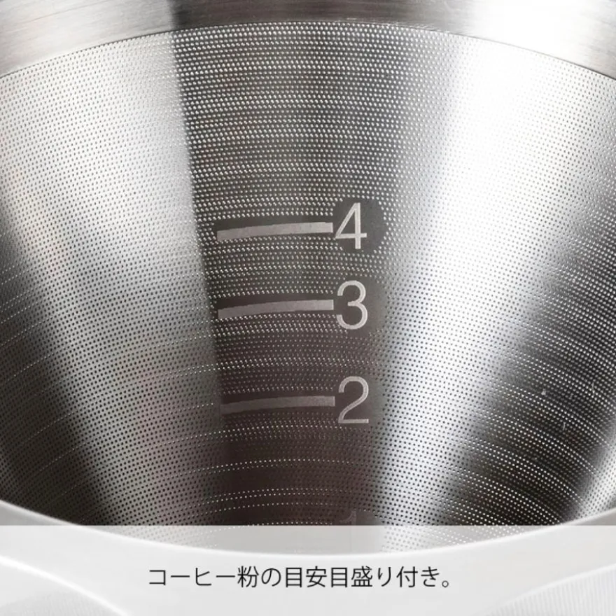 Hario Double Mesh Metal Dripper V60-02 suodatinsuppilo