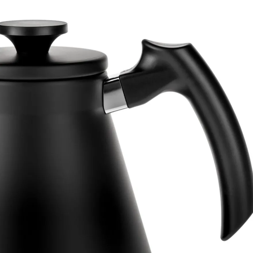 Hario Fit V60 Drip Kettle 1,2 l teräksinen vesipannu, musta
