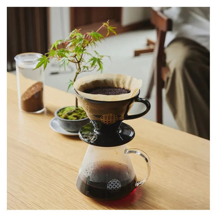 Hario V60 AYA keraaminen suodatinsuppilo koko 02, Shippō