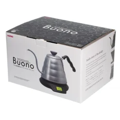 Hario V60 Buono Power Kettle sähköinen vedenkeitin lämpötilansäädöllä 0,8 l