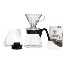 Hario V60-02 Coffee Dripper And Server kahvisetti 600 ml