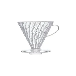 Hario V60 Dripper koko 03 suodatinsuppilo, kirkas muovi