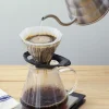 Hario V60 Glass Coffee Dripper koko 02, musta