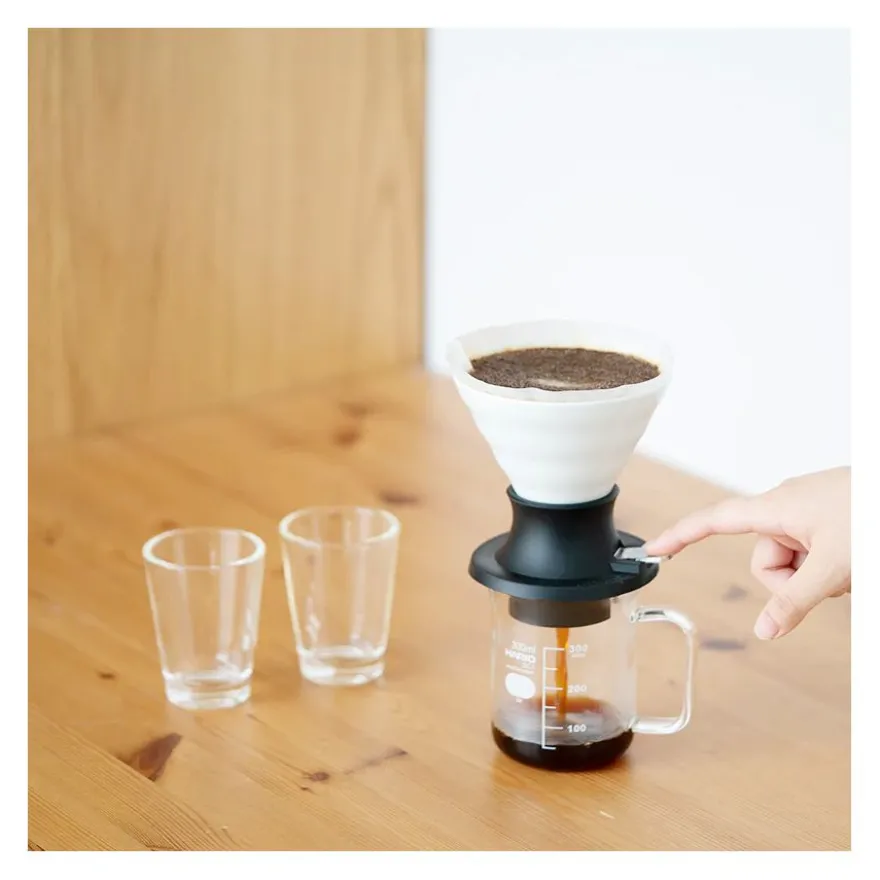 Hario V60 Immersion Dripper Switch Ceramic koko 02 + suodatinpaperit