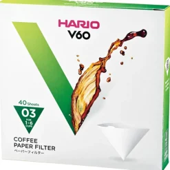 Hario V60 suodatinpaperi koko 03, 40 kpl laatikko
