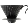 Hario V60-02 teräksinen suodatinsuppilo silikonikauluksella