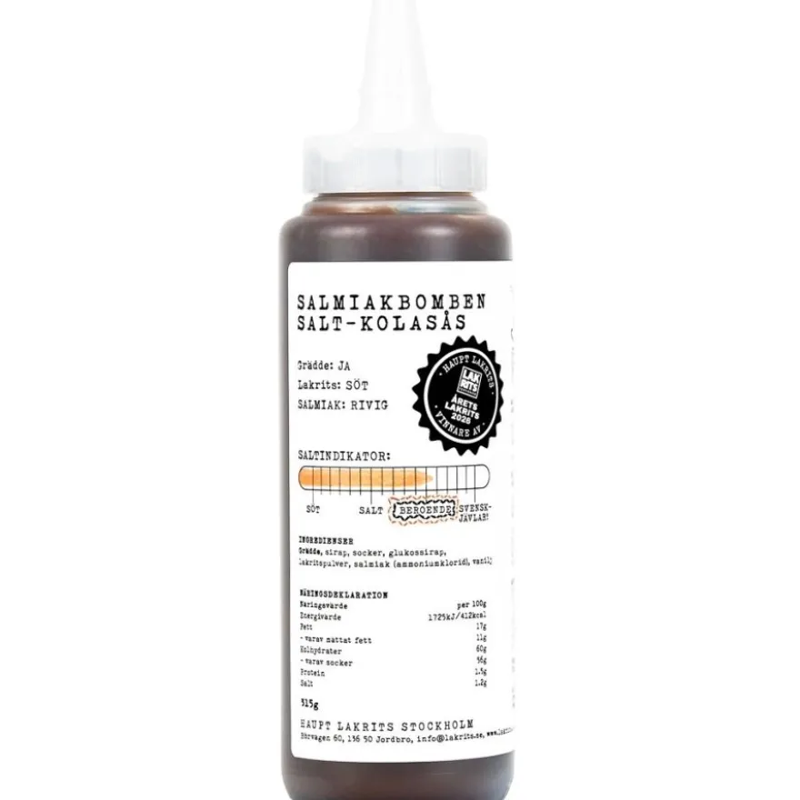 Haupt Lakrits Salmiakbomben suolainen kinuskikastike 315 g