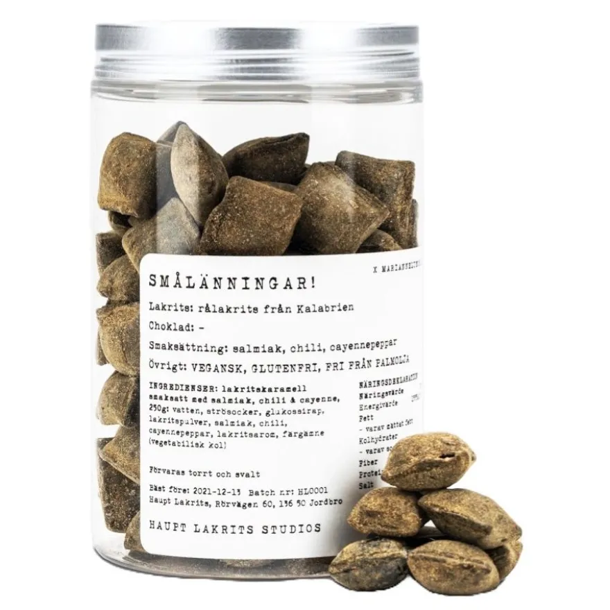 Haupt Lakrits - Smålänningar - voimakas suolalakritsi 250 g