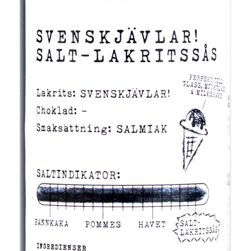 Haupt Lakrits Svenskjävlar! salmiakkikastike 350 g