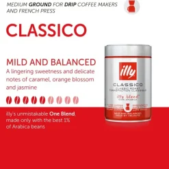 illy Classico 250 g suodatinjauhettu kahvi