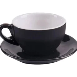 IPA Milano cappuccinokuppi 204 ml, mustavalkoinen