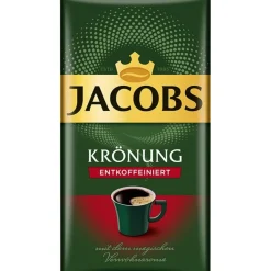 Jacobs Krönung Entkoffeiniert 500 g kofeiiniton jauhettu kahvi