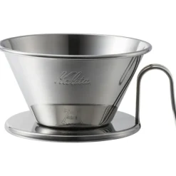 Kalita Wave Tsubame Dripper WDS-185 teräksinen suodatinsuppilo