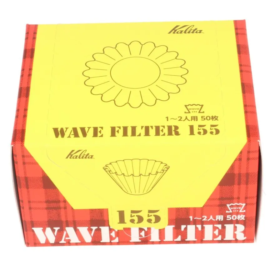Kalita Wave #155 valkoiset suodatinpaperit 50 kpl