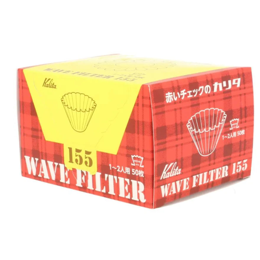 Kalita Wave #155 valkoiset suodatinpaperit 50 kpl