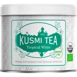 Kusmi Organic Tropical White Tea 90 g metallipurkki