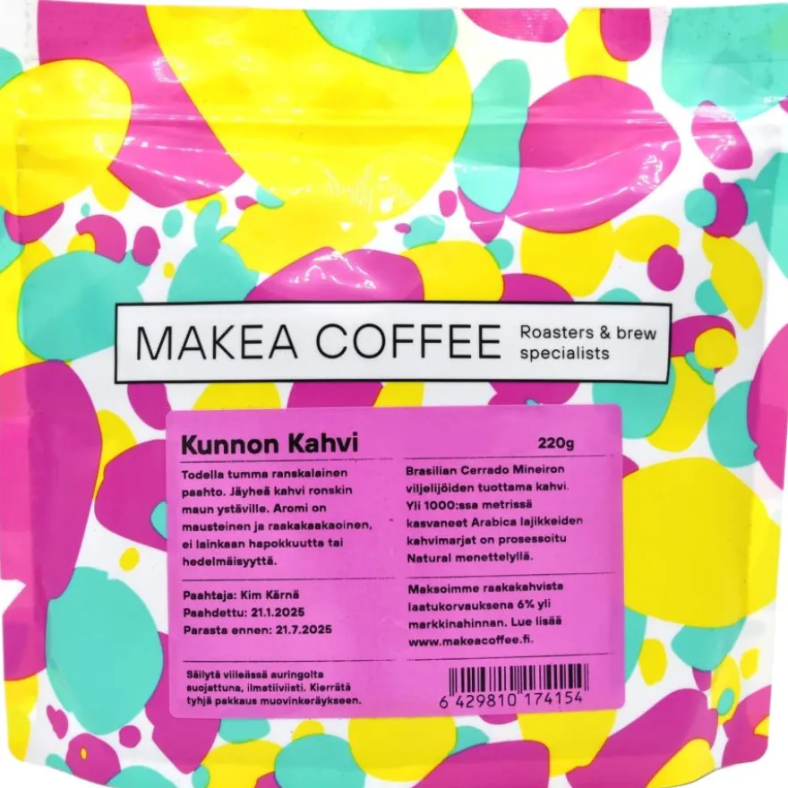 Makea Coffee Kunnon Kahvi 220 g kahvipavut