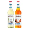Monin sokeriton Vanille 700 ml + sokeriton Caramel 700 ml