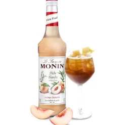 Monin White Peach makusiirappi 700 ml