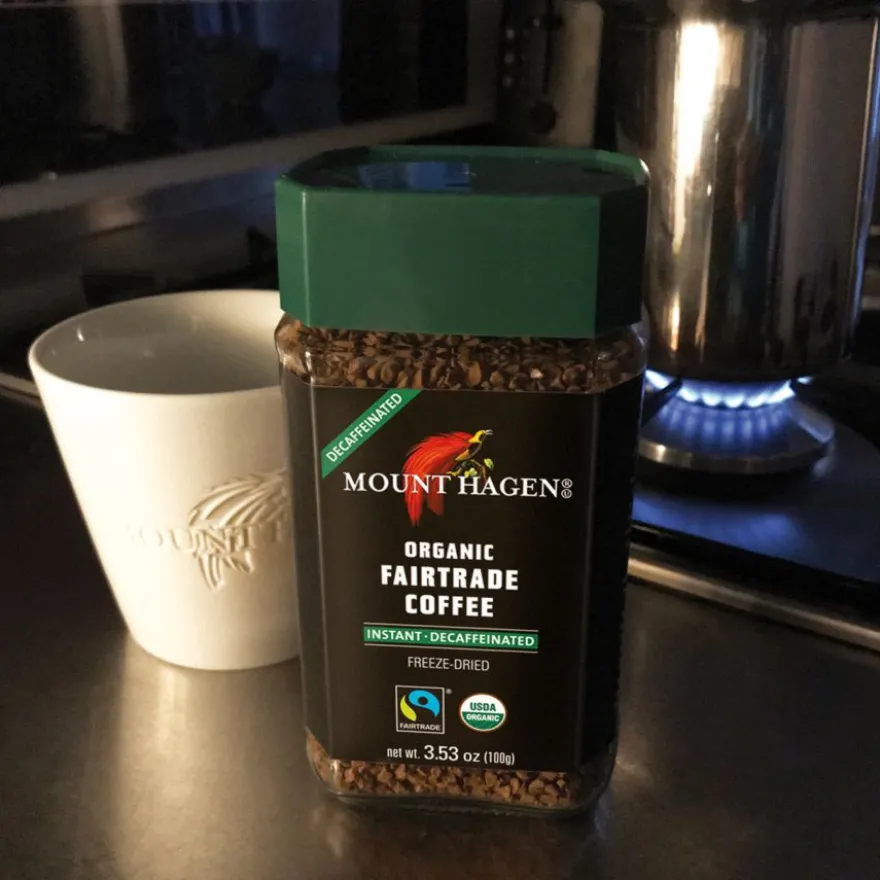 Mount Hagen kofeiiniton pikakahvi 100 g purkki
