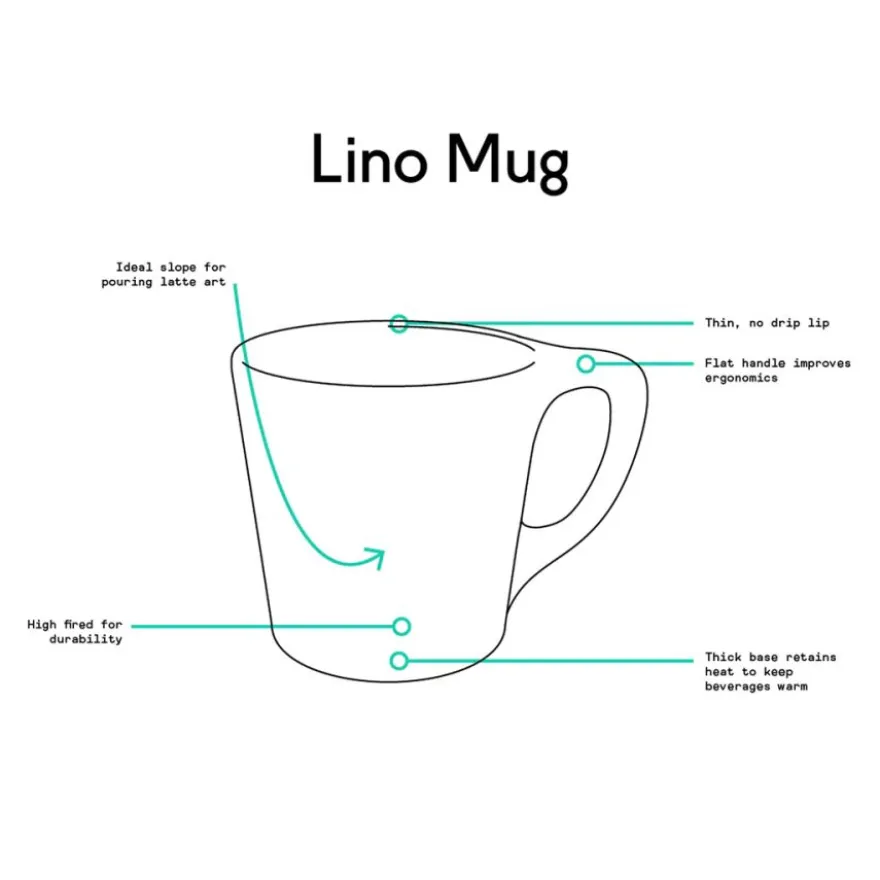 notNeutral Lino Mug -muki 300 ml, Stone