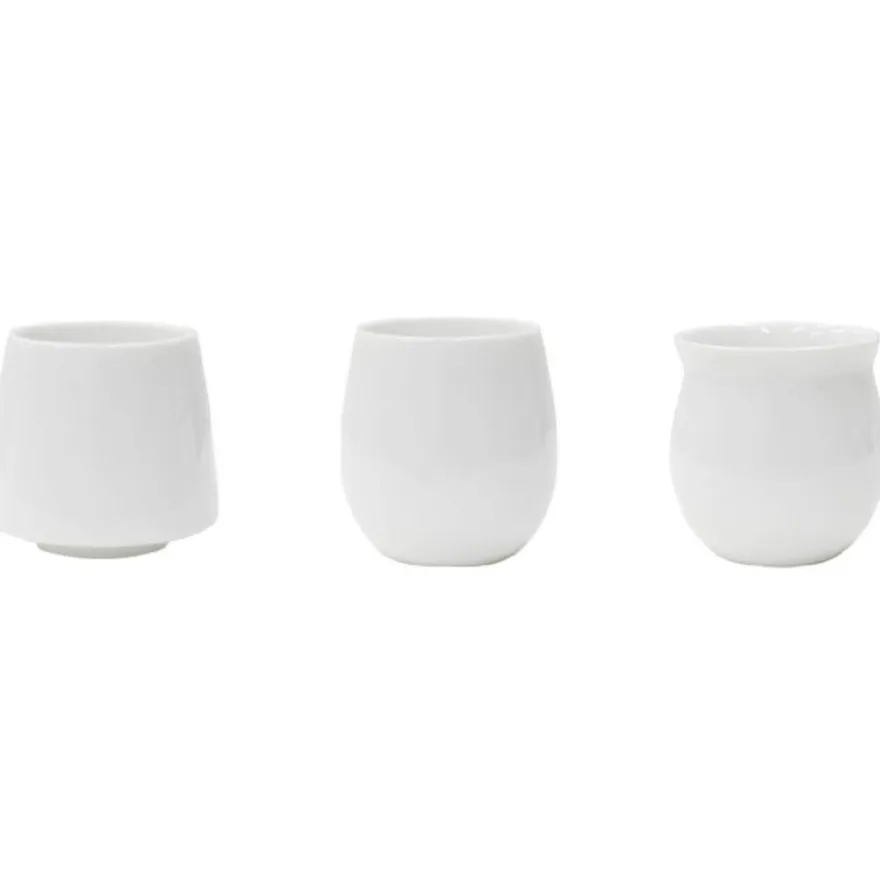 Origami Flavour Tasting Cup Set, 3 kpl valkoinen