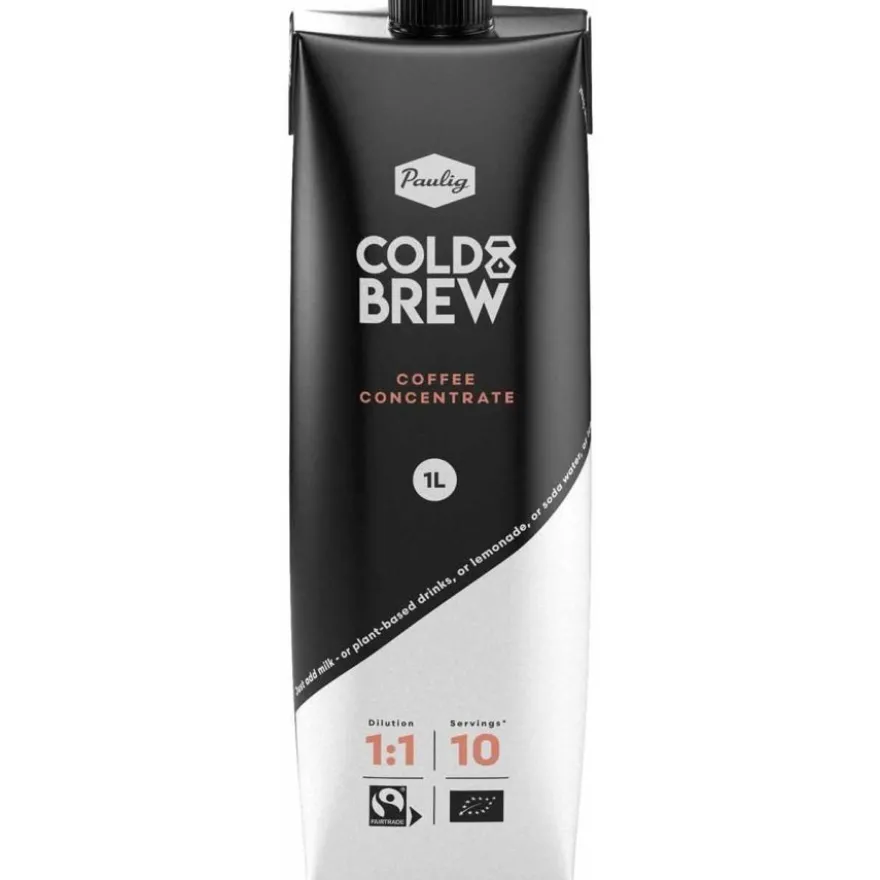 Paulig FTO Cold Brew kylmäuutettu kahvitiiviste 1 l