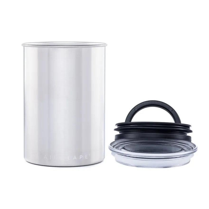 Planetary Design Airscape® Classic Stainless Steel säilytyspurkki, Brushed Steel