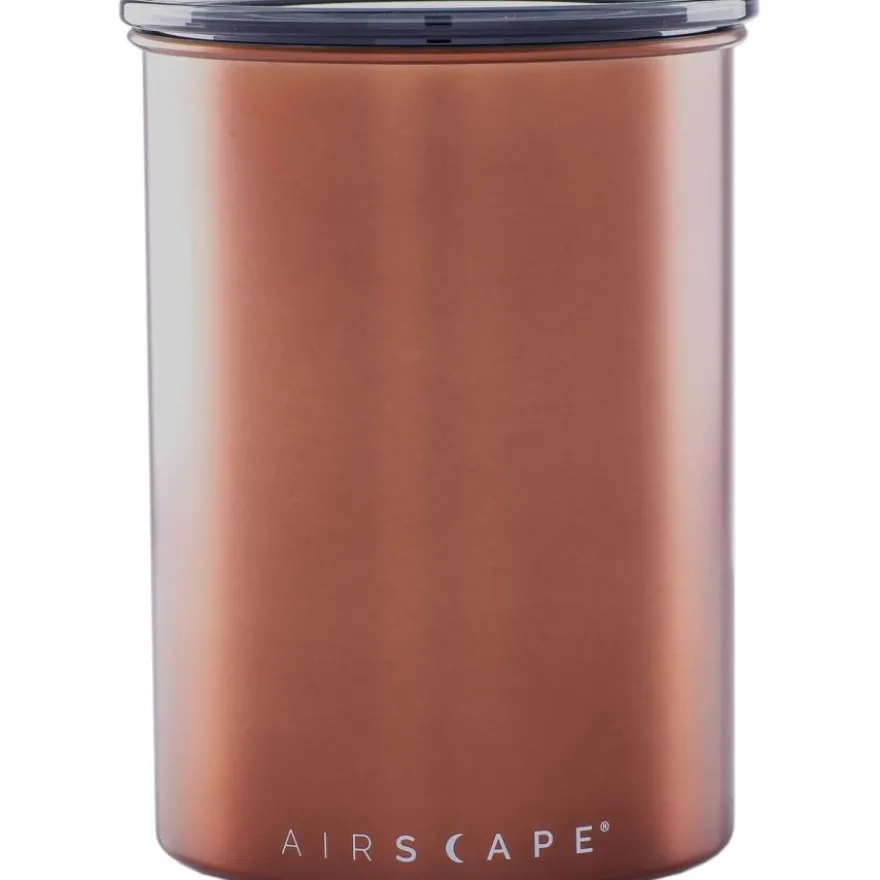 Planetary Design Airscape® Classic Stainless Steel säilytyspurkki, harjattu kupari