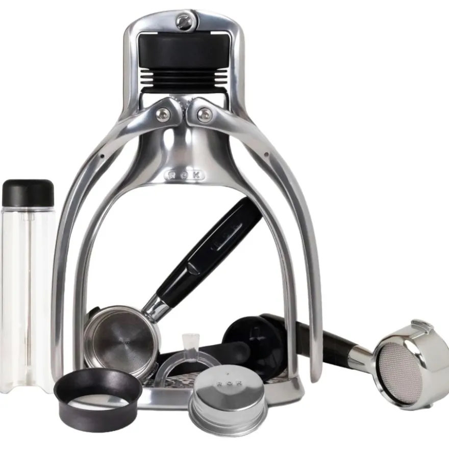 ROK EspressoGC manuaalinen espressokeitin, Explorer Edition-tuotepaketti