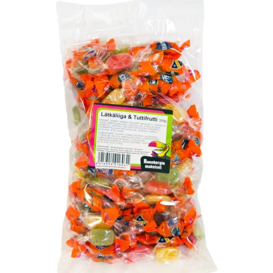 Runebergin Makeiset Lätkäliiga & Tuttifrutti 300 g
