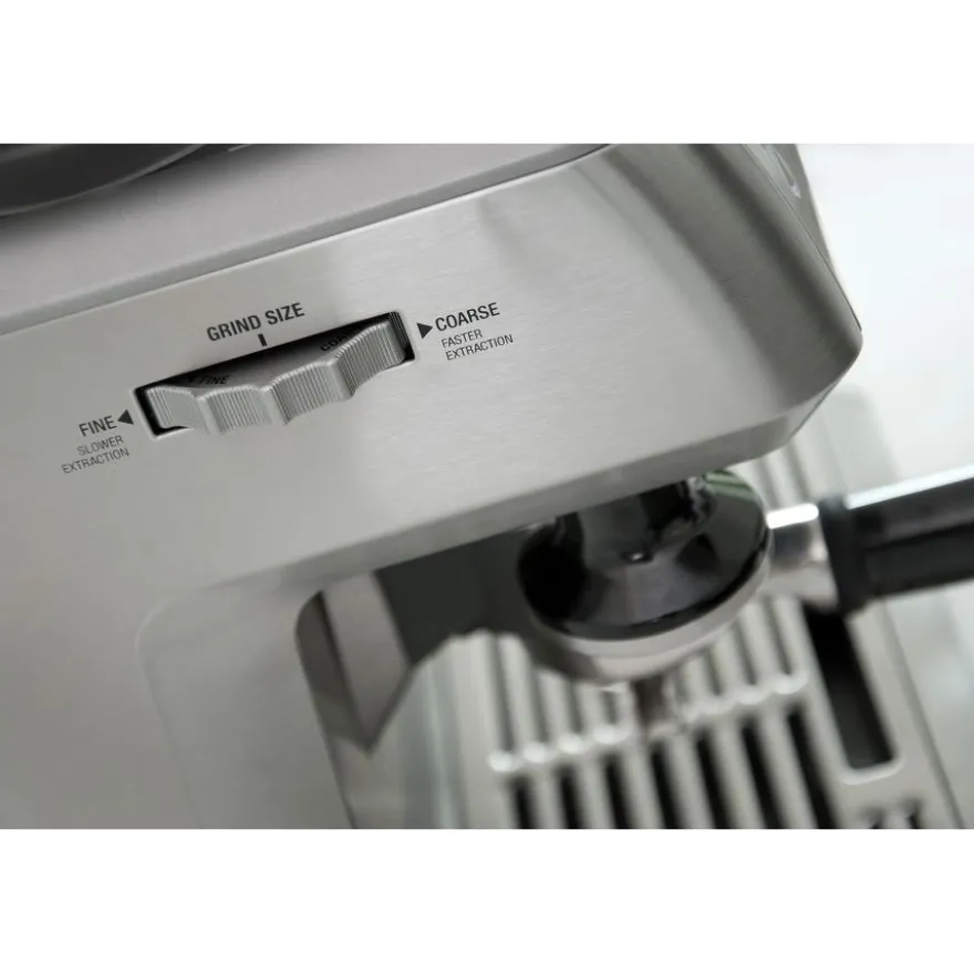 Sage The Barista Express SES875BSS espressokeitin, hopea