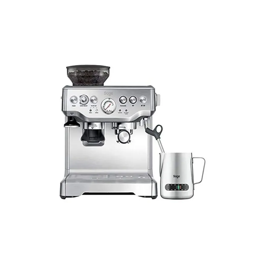 Sage The Barista Express SES875BSS espressokeitin, hopea