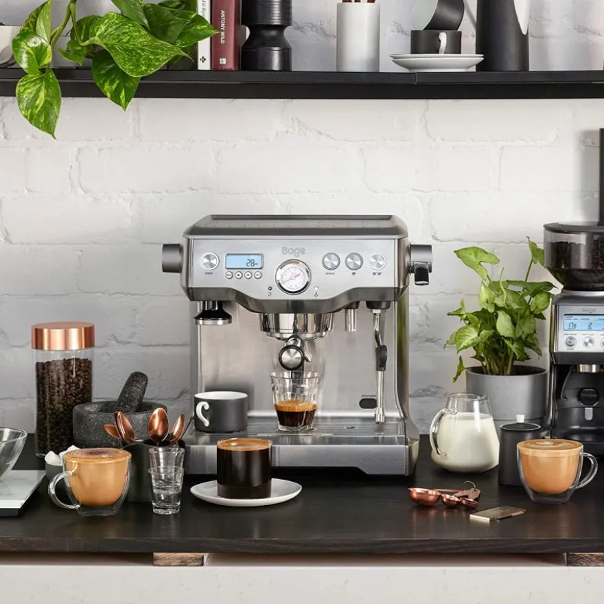 Sage the Dual Boiler BES920 espressokeitin, hopea