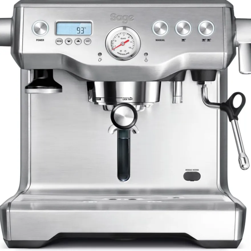 Sage the Dual Boiler BES920 espressokeitin, hopea