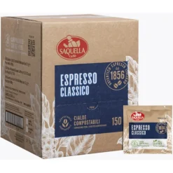 Saquella Espresso Classico kahvinapit 150 kpl